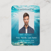 Memorial Service nodigt onderzeese duikboot uit Visitekaartje (Achterkant)