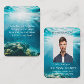 Memorial Service nodigt onderzeese duikboot uit Visitekaartje (Voorkant / Achterkant)