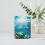 Memorial Service nodigt onderzeese duikboot uit Visitekaartje (Staand voorkant)