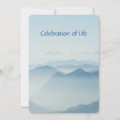 Memorial Service nodigt vreedzame bergen uit Kaart (Voorkant)