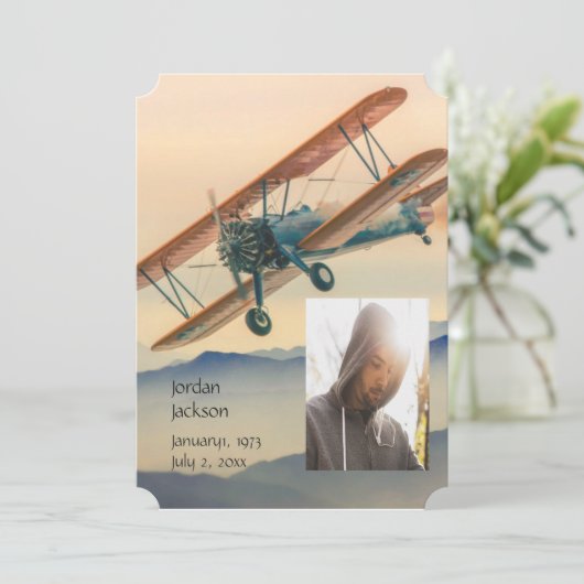 Memorial Service Noite Clouds Thunderstorm Sky Kaart (Staand voorkant)