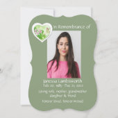 Memorial Service Noite Waterverf Hummingbird Kaart (Voorkant)