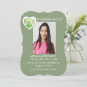 Memorial Service Noite Waterverf Hummingbird Kaart (Staand voorkant)