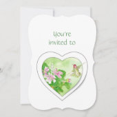 Memorial Service Noite Waterverf Hummingbird Kaart (Voorkant)