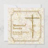 Memorial Service Notice Memory Kaart (Voorkant)