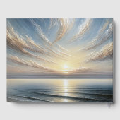 Memorial Service Ocean Sunrise Seascape Gastenboek (Achterkant)