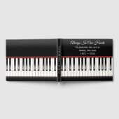 Memorial Service Piano Keyboard Gastenboek (Volledig)