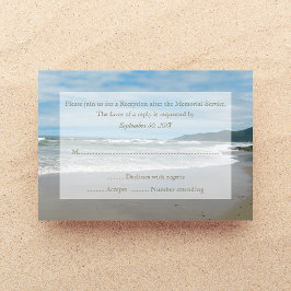 Memorial Service RSVP uitnodiging