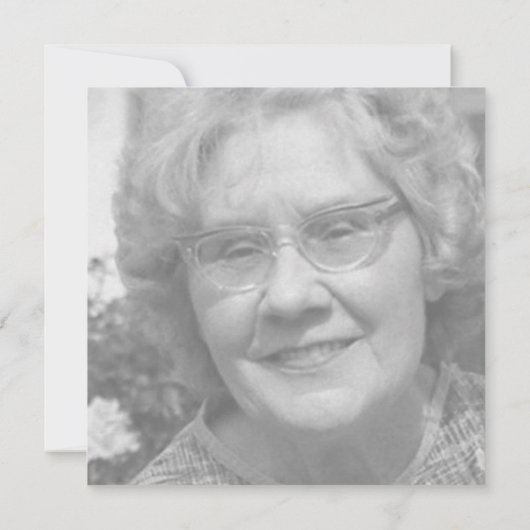 Memorial Service Simple White dove text begrafenis Kaart (Achterkant)