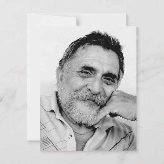 Memorial service strand uitvaart uitnodigingen (Achterkant)