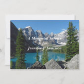 Memorial Service Uitnodiging Bergen Meer (Voorkant)