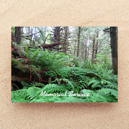 Memorial Service uitnodiging - Vreedzame uitnodigi