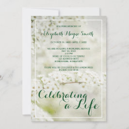 Memorial Service Viering van de Baby van het leven Kaart