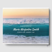 Memorial Service Zee Ocean Waves Voeg uw foto toe Gastenboek (Achterkant)