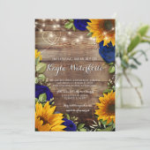 Memorial Service Zonnebloem & Rozen overlijden Uit Kaart (Staand voorkant)