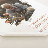 Memorial Sherpa Blanket Loss of Loved One Photo Sherpa Deken (3/4)