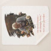 Memorial Sherpa Blanket Loss of Loved One Photo Sherpa Deken (Voorkant (horizontaal))