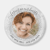 Memorial Silsparkles foto altijd Magneet (Voorkant)