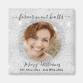 Memorial Silsparkles foto voor altijd Magneet (Voorkant)