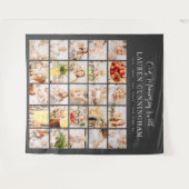 Memorial Simple Modern Minimalist 25 Photo Collage Wandkleed (Voorkant (horizontaal))