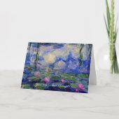 Memorial Sorry voor uw verlies water lelies sympat Kaart (Voorkant)