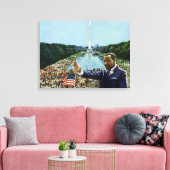 Memorial Speech 2001 Canvas Afdruk (Insitu (Woonkamer))