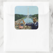 Memorial Speech 2001 Vierkante Sticker (Tas)