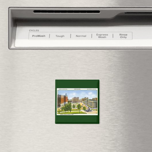 Memorial Square, Nashville, Tennessee Magneet (Insitu (Vaatwasser))