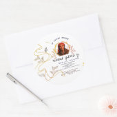 Memorial Sticker – Custom Round Design (Envelop)
