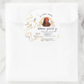 Memorial Sticker – Custom Round Design (Tas)