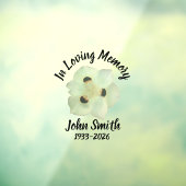 Memorial sticker for car window (Vel 3)