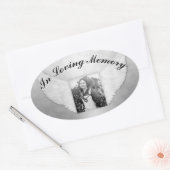 Memorial Sticker - Foto toevoegen (Envelop)