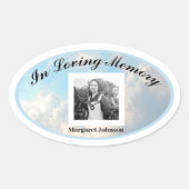 Memorial Sticker - Foto toevoegen (Voorkant)
