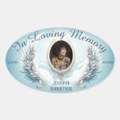 Memorial Sticker - Foto toevoegen (Voorkant)