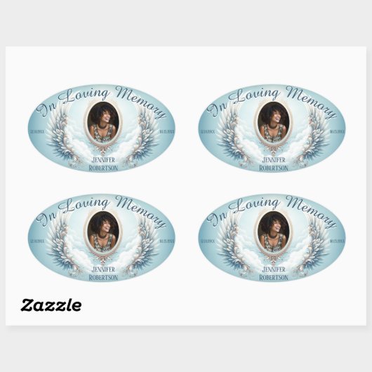 Memorial Sticker - Foto toevoegen (Vel)