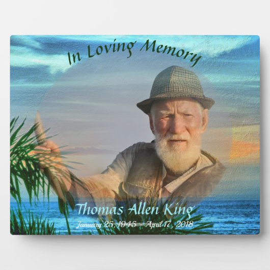 Memorial Sunset 1557 Fotoplaat (Voorkant)