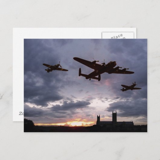 Memorial Sunset Briefkaart (Voorkant / Achterkant)