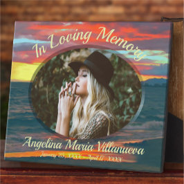 Memorial Sunset Day 1490 Fotoplaat