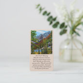 Memorial Sympathie Irish Blessing Kaart Visitekaartje (Staand voorkant)