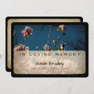  Memorial Sympathie van Magnolia - Bedankt 7 Kaart