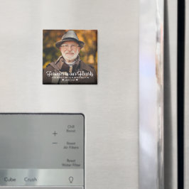 Memorial Sympathie voor altijd in ons hart Foto Magneet