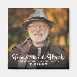 Memorial Sympathie voor altijd in ons hart Foto Magneet