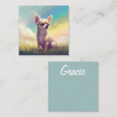 Memorial Sympathie voor de Rainbow Bridge Pet Dog Notitiekaartje (Voorkant / Achterkant)