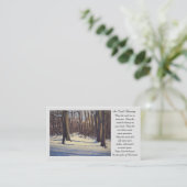 Memorial Sympathy Afbeelding Prayer Kaart Visitekaartje (Staand voorkant)