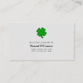 Memorial Sympathy Afbeelding Prayer Kaart Visitekaartje (Achterkant)