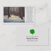 Memorial Sympathy Afbeelding Prayer Kaart Visitekaartje (Voorkant / Achterkant)