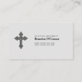 Memorial Sympathy Afbeelding Prayer Kaart Visitekaartje (Achterkant)