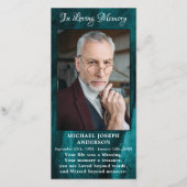 Memorial Sympathy Bladwijzer van Funeral Prayer (Voorkant)