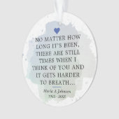 Memorial Sympathy Gezegde Ornament (voorkant)