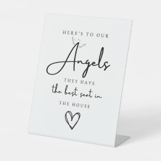 Memorial Table Sign Reclamebord Met Voetstuk